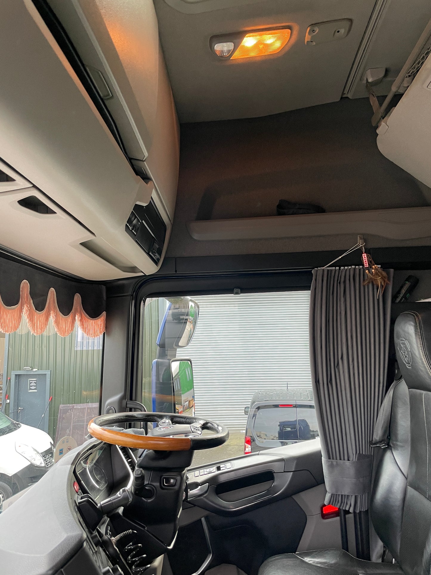 Grant AutoHaus Grey Curtain Set