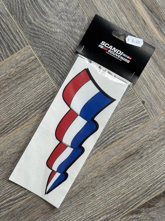 Flying Netherlands Flag Sticker