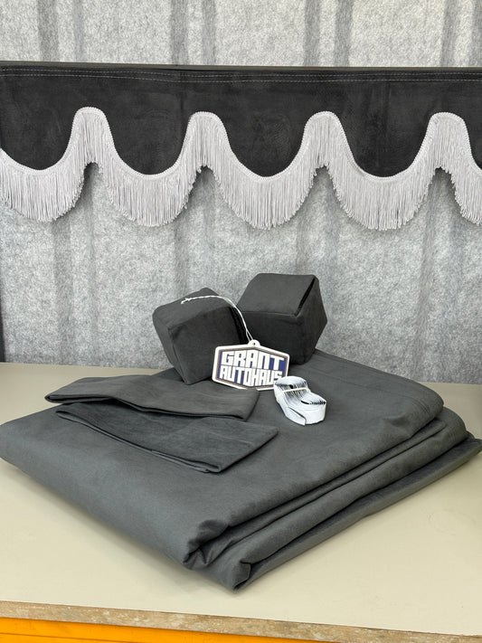 Grant AutoHaus Grey Curtain Set